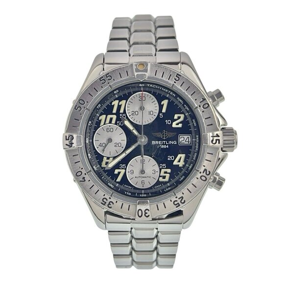 Breitling Colt Stainless Steel Black Dial 41mm Automatic Men’s Watch A130351 - Picture 1 of 9